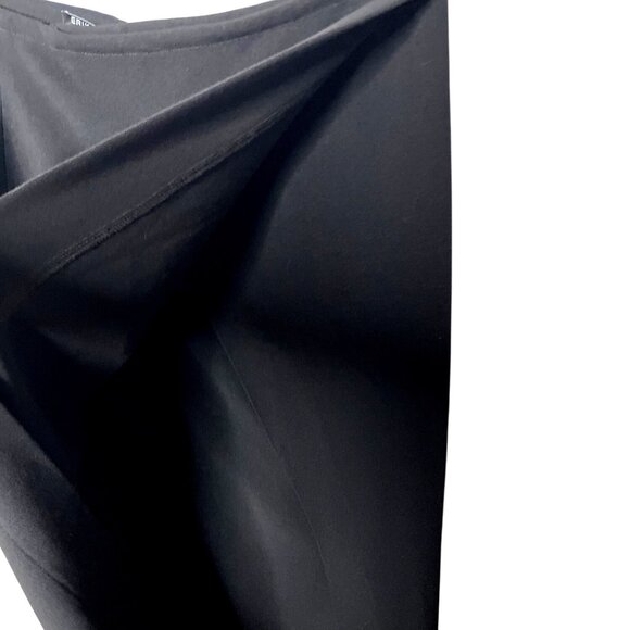 Erika Schrieber NWT Black Wrap Midi Skirt Women's Size XS Made in USA Stretch - Picture 5 of 9